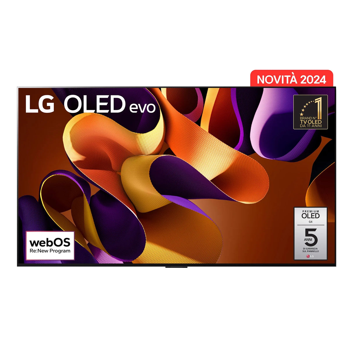 TV LG OLED77G45LW.API  77" OLED Evo AI G4 4K Smart TV Wall