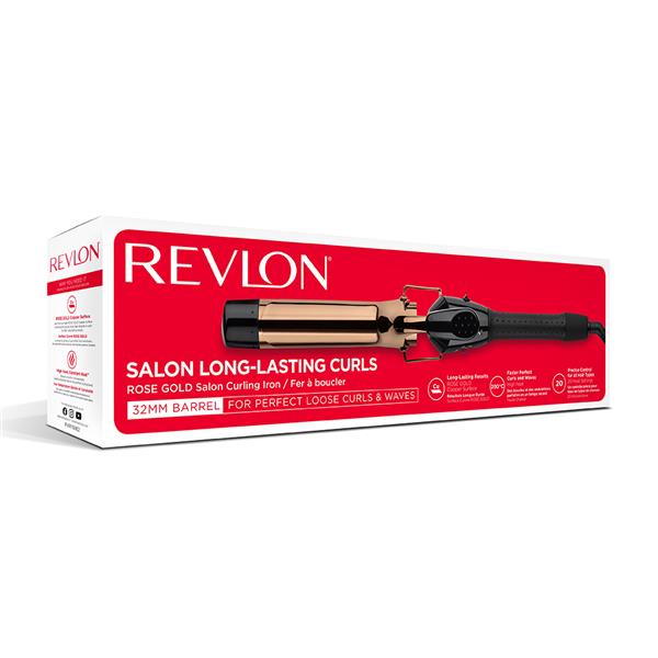 Arricciacapelli Revlon RVIR1159E2 45W Nero/Oro Rosa