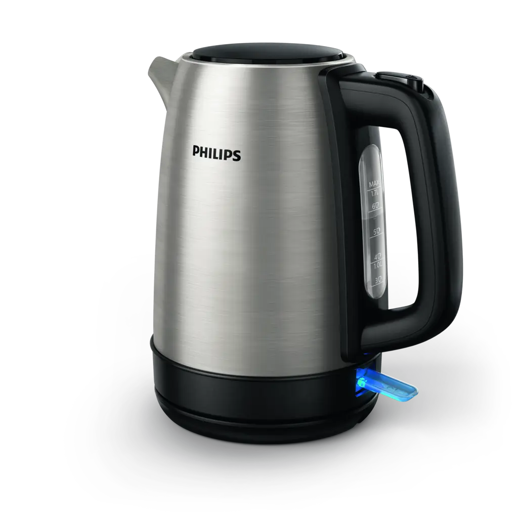 Bollitore Philips HD9350/90 1,7 lt 2200W Colore Acciaio Spegnimento Automatico