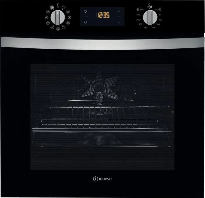 Forno Indesit IFW4844HBL Elettrico Da Incasso Classe A+ 71 L Autopulente Nero