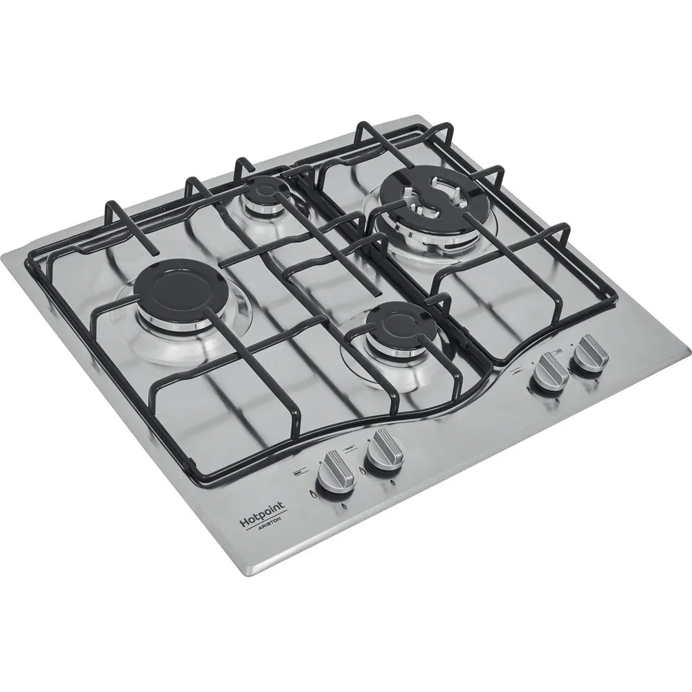 Piano Cottura A Gas Hotpoint PCN642T/IX/HAR 4 Fuochi Acciaio Inox