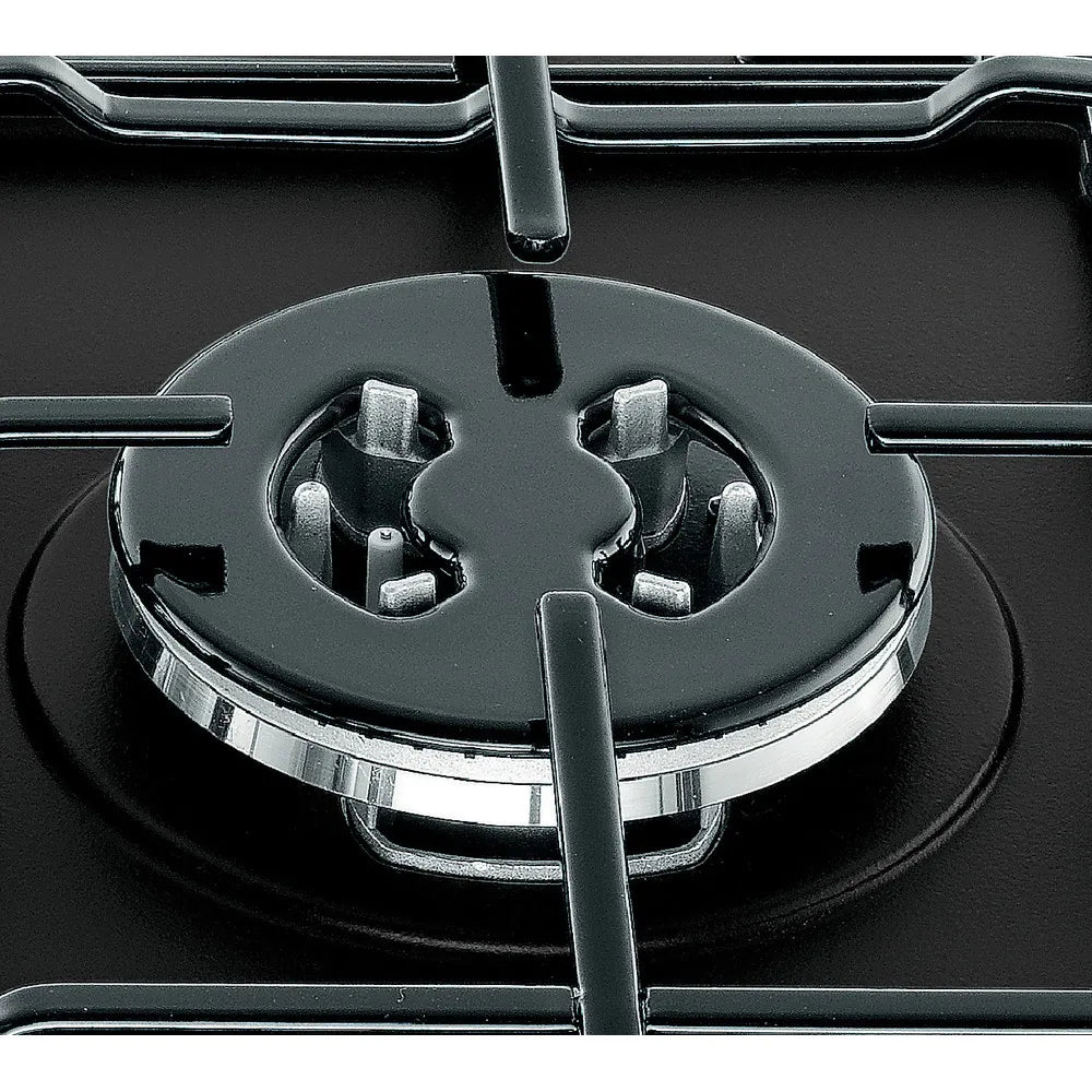 Piano Cottura A Gas Hotpoint PCN640 T (AN)R/HA 60 Cm 4 Fuochi Smaltato Nero
