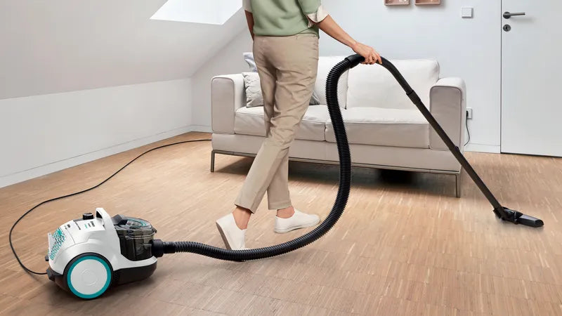 Aspirapolvere Bosch BGC21HYG1 a Traino Senza Sacco 600W Colore Bianco