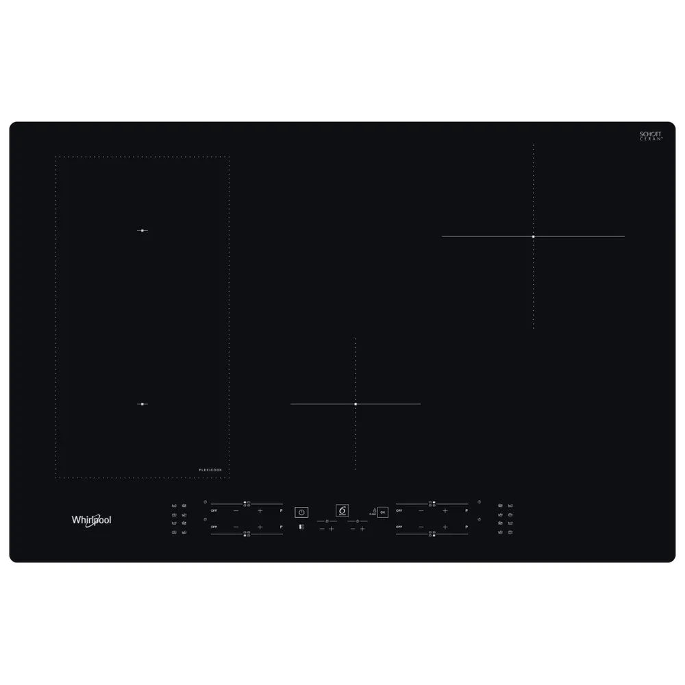 Piano Cottura Induzione Whirlpool WLB2977NE 80Cm 4 Zone Cottura Colore Nero