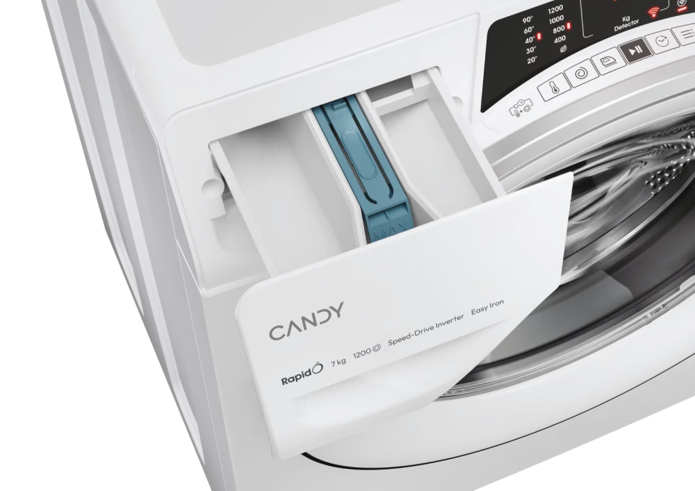 Lavatrice Candy RO41274DWMST/1-S Carica Frontale Slim 7KG Classe A