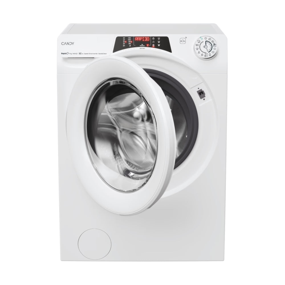 Lavatrice Candy RO 496DWM7/1-S Capacità 9 Kg Classe A-15% Wi-Fi Centrifuga 1400 Giri