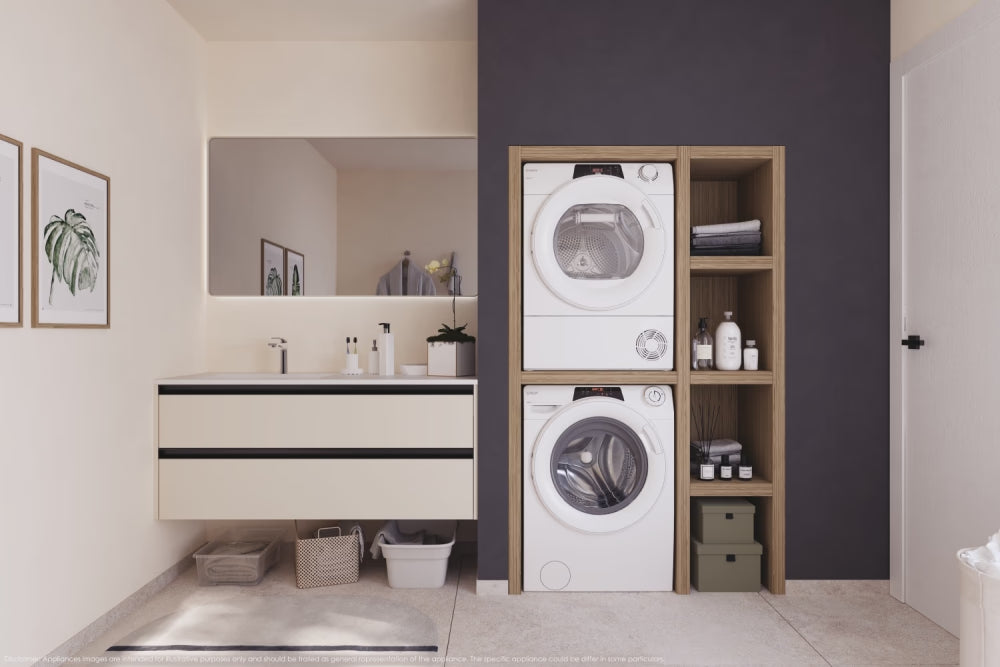 Lavatrice Candy RO 496DWM7/1-S Capacità 9 Kg Classe A-15% Wi-Fi Centrifuga 1400 Giri