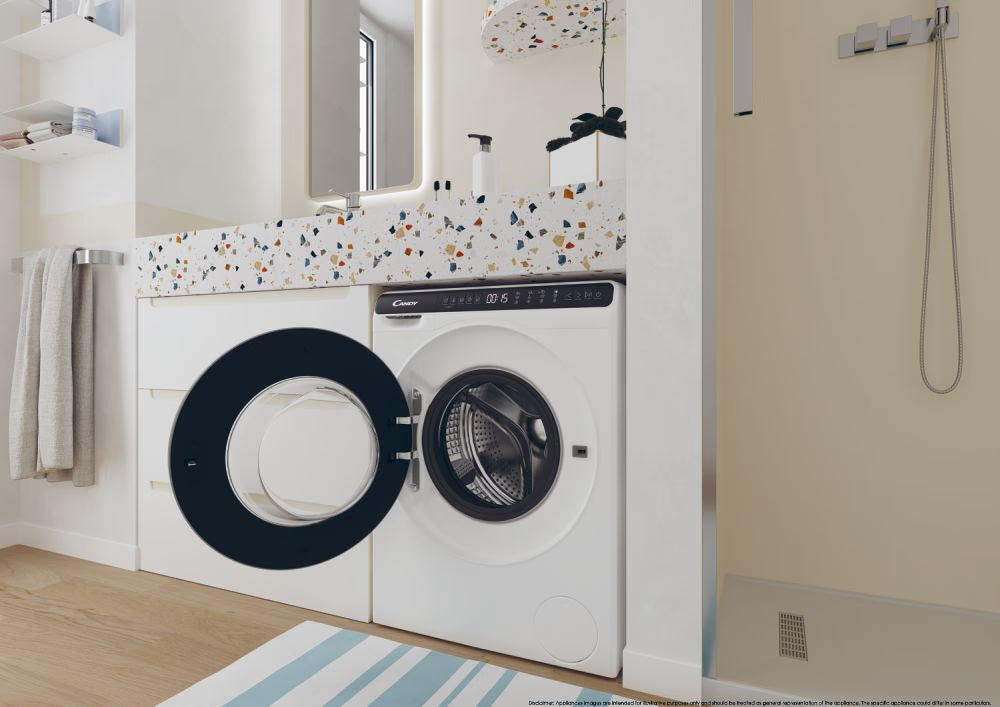 Lavatrice Candy CW50-BP12307G-S Carica Frontale 5 Kg Mini Lavatrice Classe A