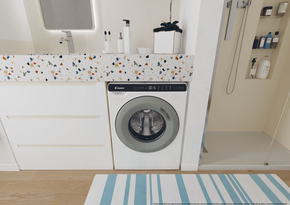 Lavatrice Candy CW50-BP12307G-S Carica Frontale 5 Kg Mini Lavatrice Classe A