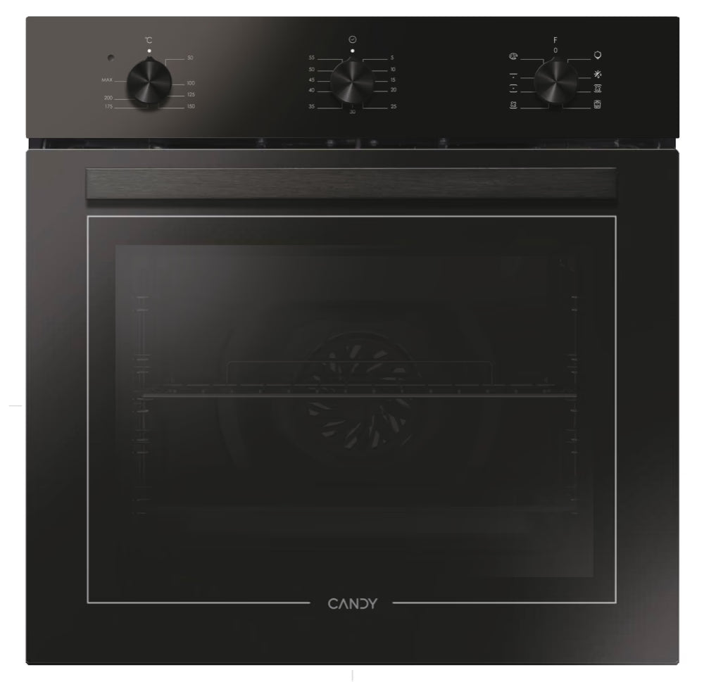 Forno Candy FCT602N/E Elettrico Ventilato Classe A+ Nero
