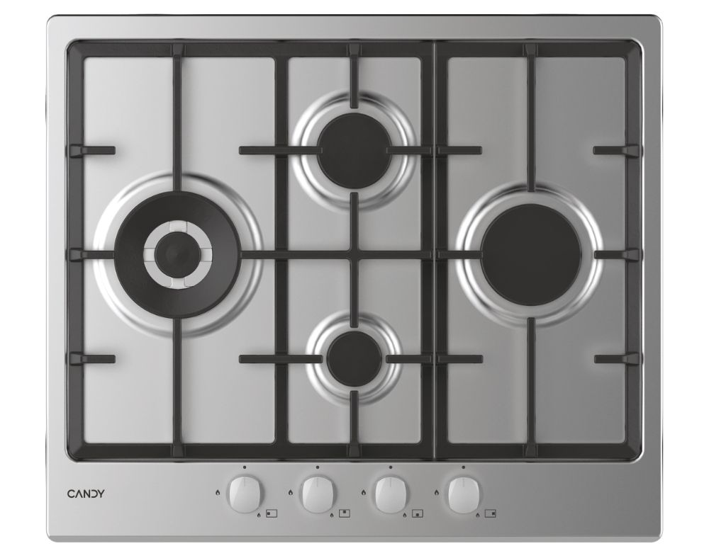 Piano Cottura A Gas Candy CHG6D4WX 60 cm  4Fuochi A Rombo