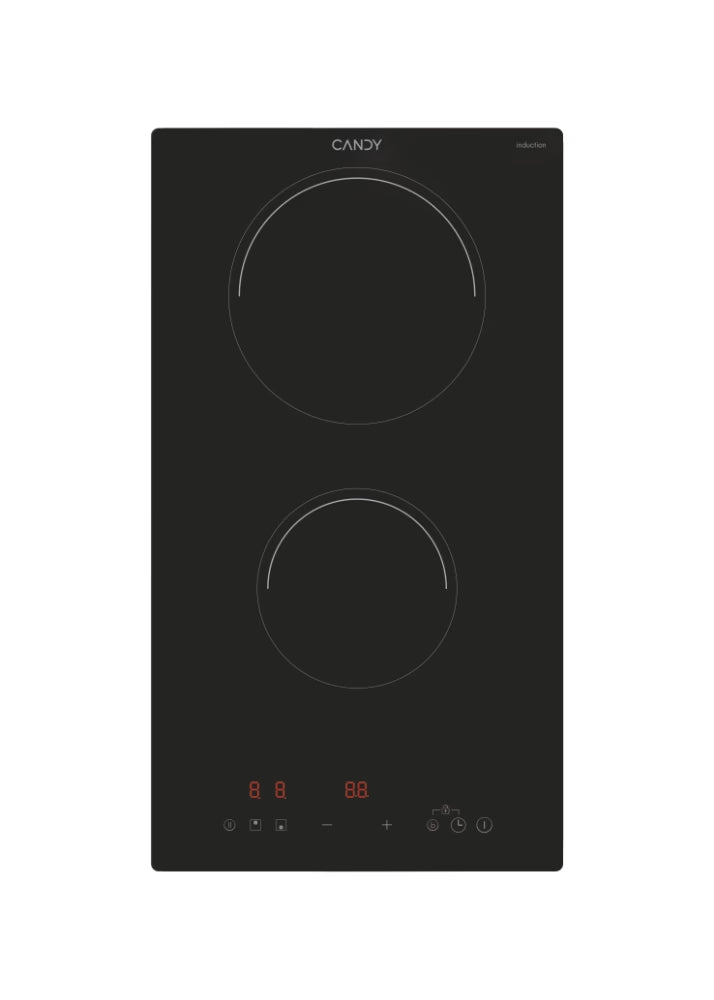 Piano Cottura Induzione Candy CID 30/1 2 Zone 28.8 Cm Nero
