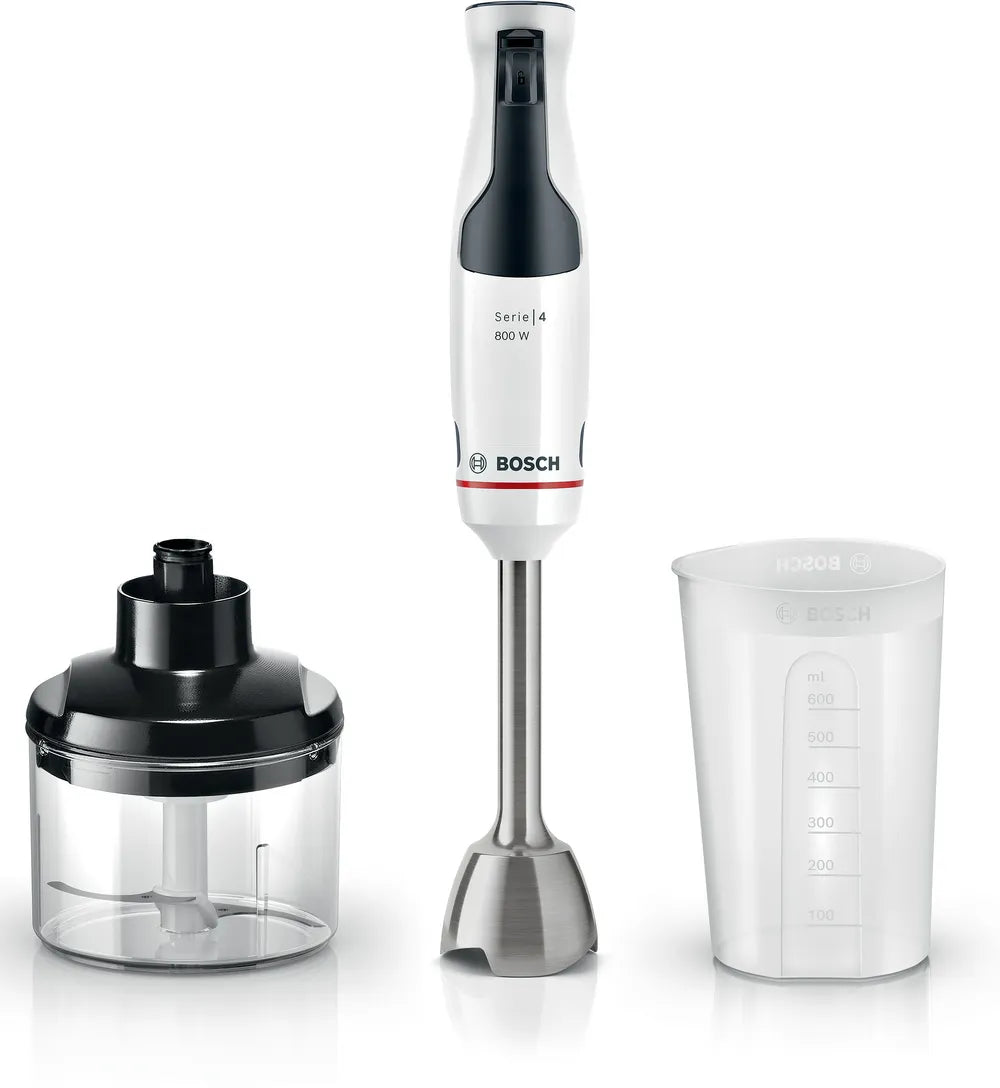 Frullatore a immersione Bosch MSM4W420 Serie 4 ErgoMaster 800 W Bianco