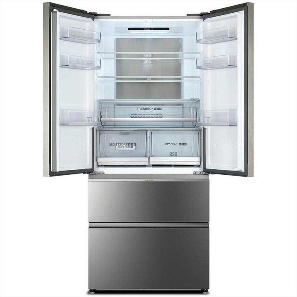 Frigorifero 4 porte Haier HB18FGSAAA 592L No Frost Classe E Argento Titanio