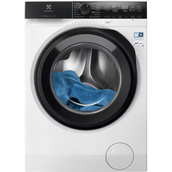 Lavatrice Electrolux EW7F49GY Carica frontale 9 Kg Classe A Profondità 64 cm 1400 giri Inverter Vapore