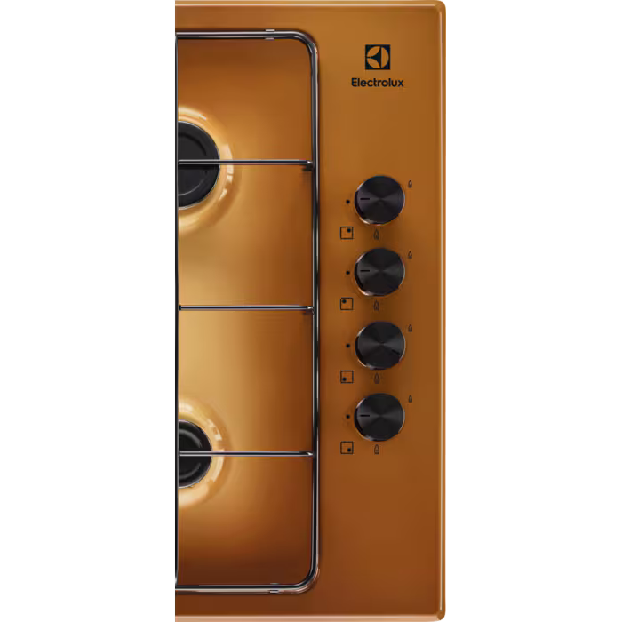 Piano cottura a gas Electrolux EGS6414T Serie 300 Slim side control 60 cm Terra di Francia