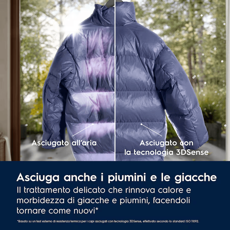 Asciugatrice Electrolux EW9H78GCY 8 Kg Classe A Pompa di calore Profondità 63cm PerfectCare 900