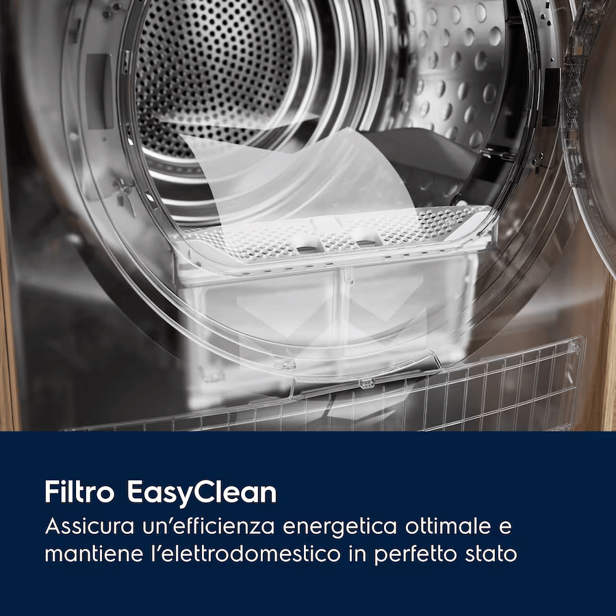Asciugatrice Electrolux EW6HCH292G Libera installazione Classe D 9 kg GentleCare