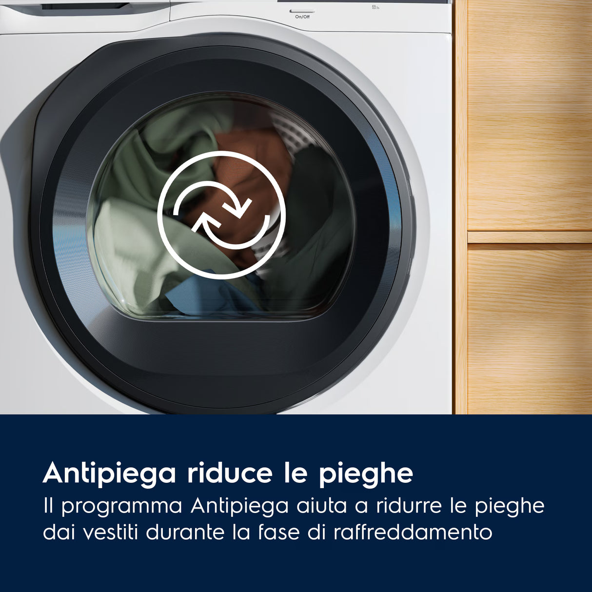 Asciugatrice Electrolux EW6H292G 9KG Classe D SERIE 600 GentleCare Pompa di Calore