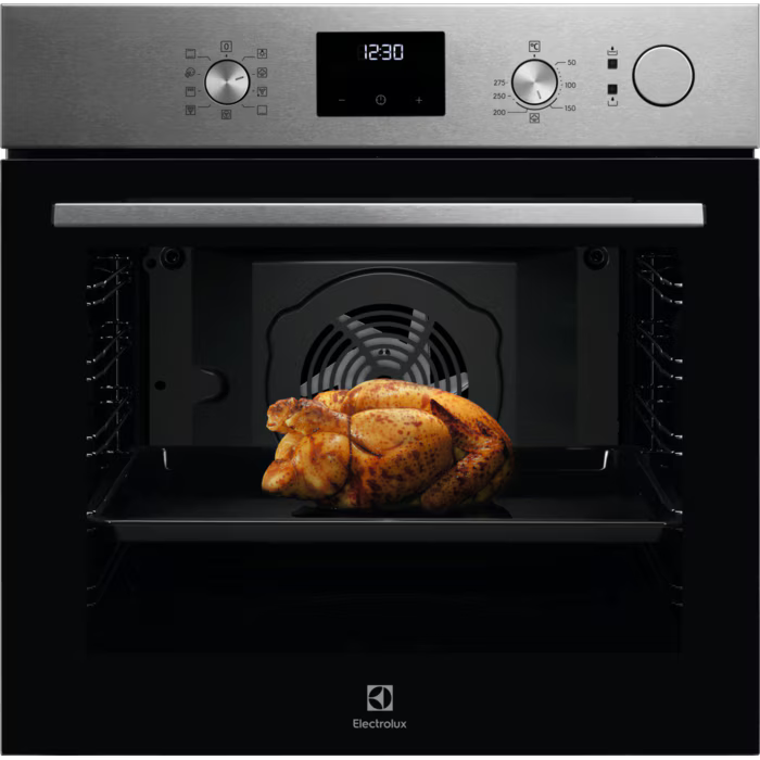 Forno da Incasso Electrolux LOC3H44TX Serie 600 SenseCook SteamCrisp 72 L A