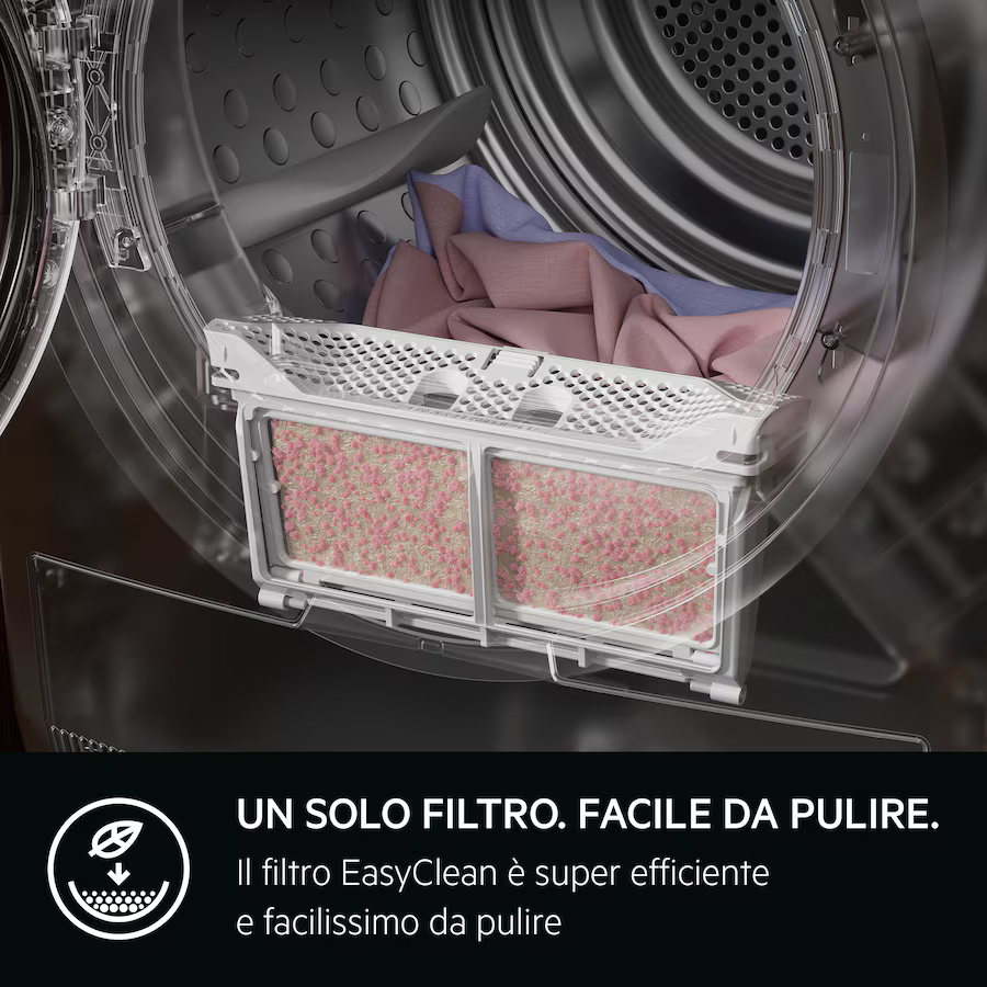 Asciugatrice AEG TR9T94ABS Classe C 9 kg Serie 9000 3D Scan AbsoluteCare Plus ProSteam®