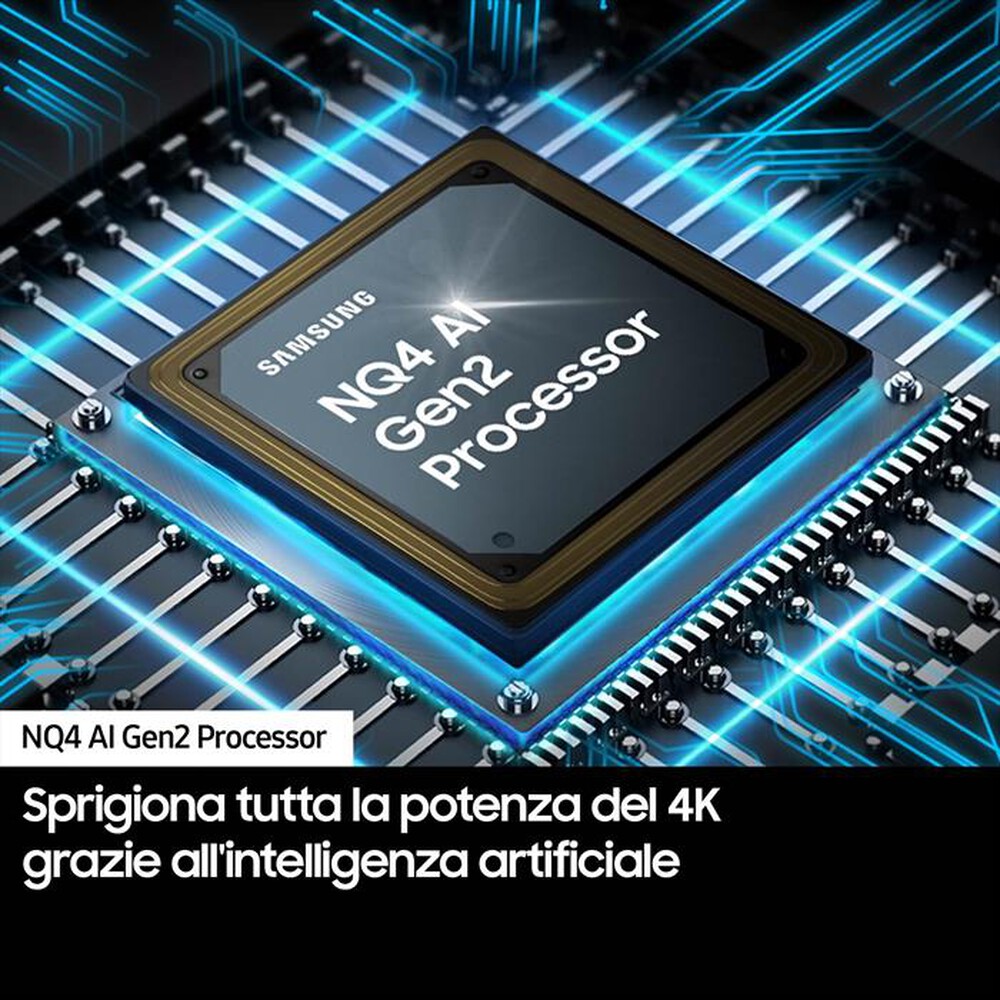 TV Samsung QE65QN85DBTXZT QLED 4K 65" Processore NQ4 AI Gen2 Smart TV