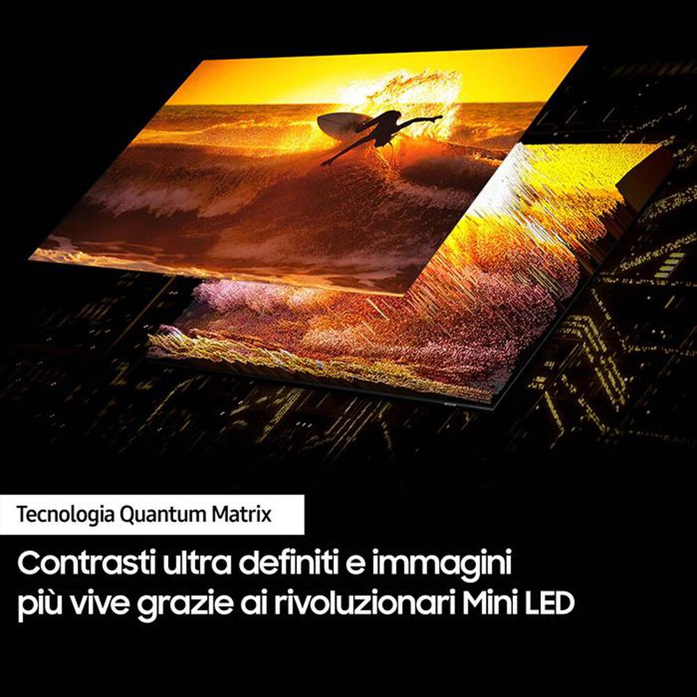 TV Samsung QE65QN85DBTXZT QLED 4K 65" Processore NQ4 AI Gen2 Smart TV