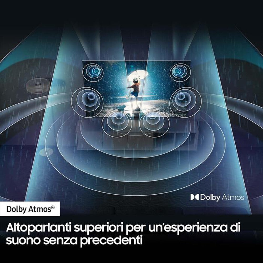 TV Samsung QE65QN85DBTXZT QLED 4K 65" Processore NQ4 AI Gen2 Smart TV