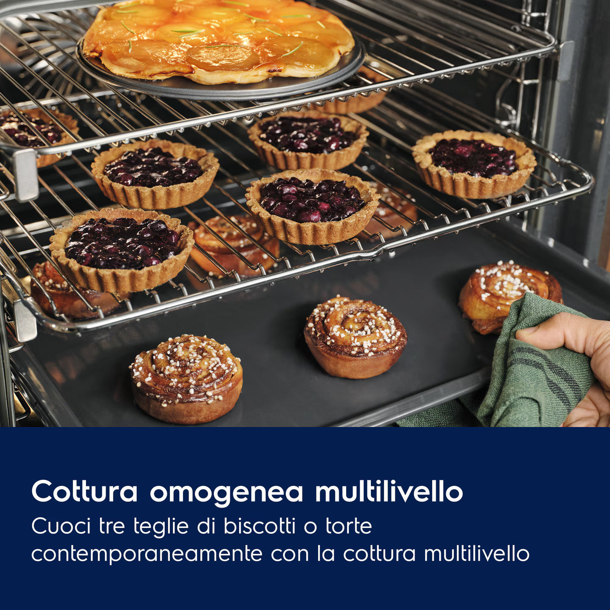 Forno da Incasso Electrolux COCGH44TX0 Serie 600 SenseCook SteamCrisp 72 L A