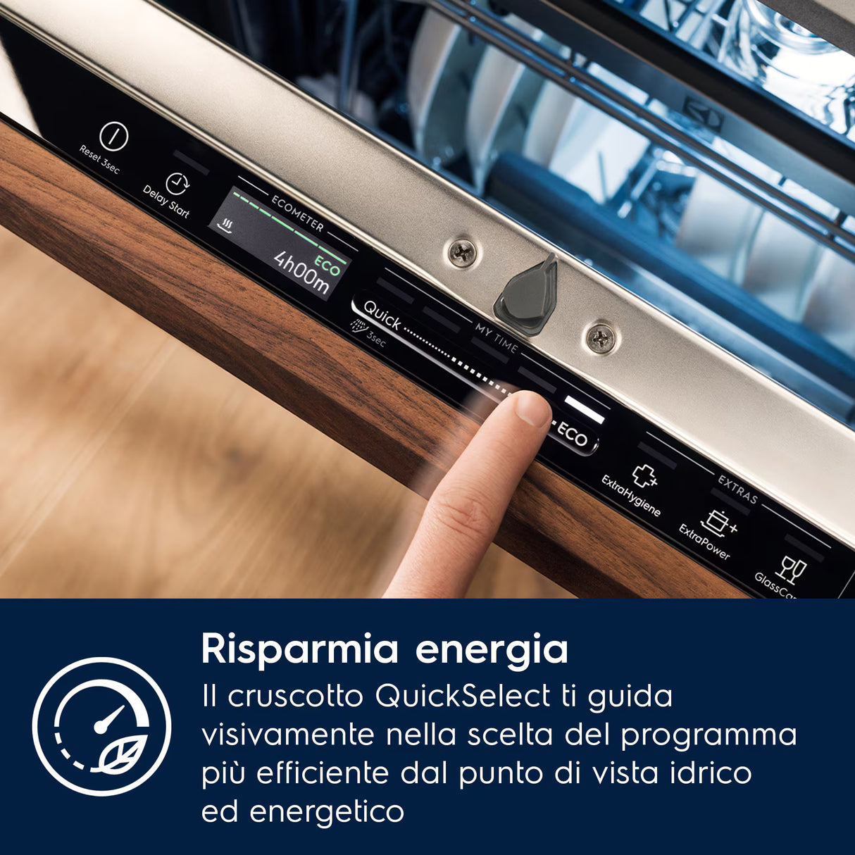 Lavastoviglie Electrolux EES47325L Integrata totale Serie 600 SatelliteClean® 60 cm Classe D