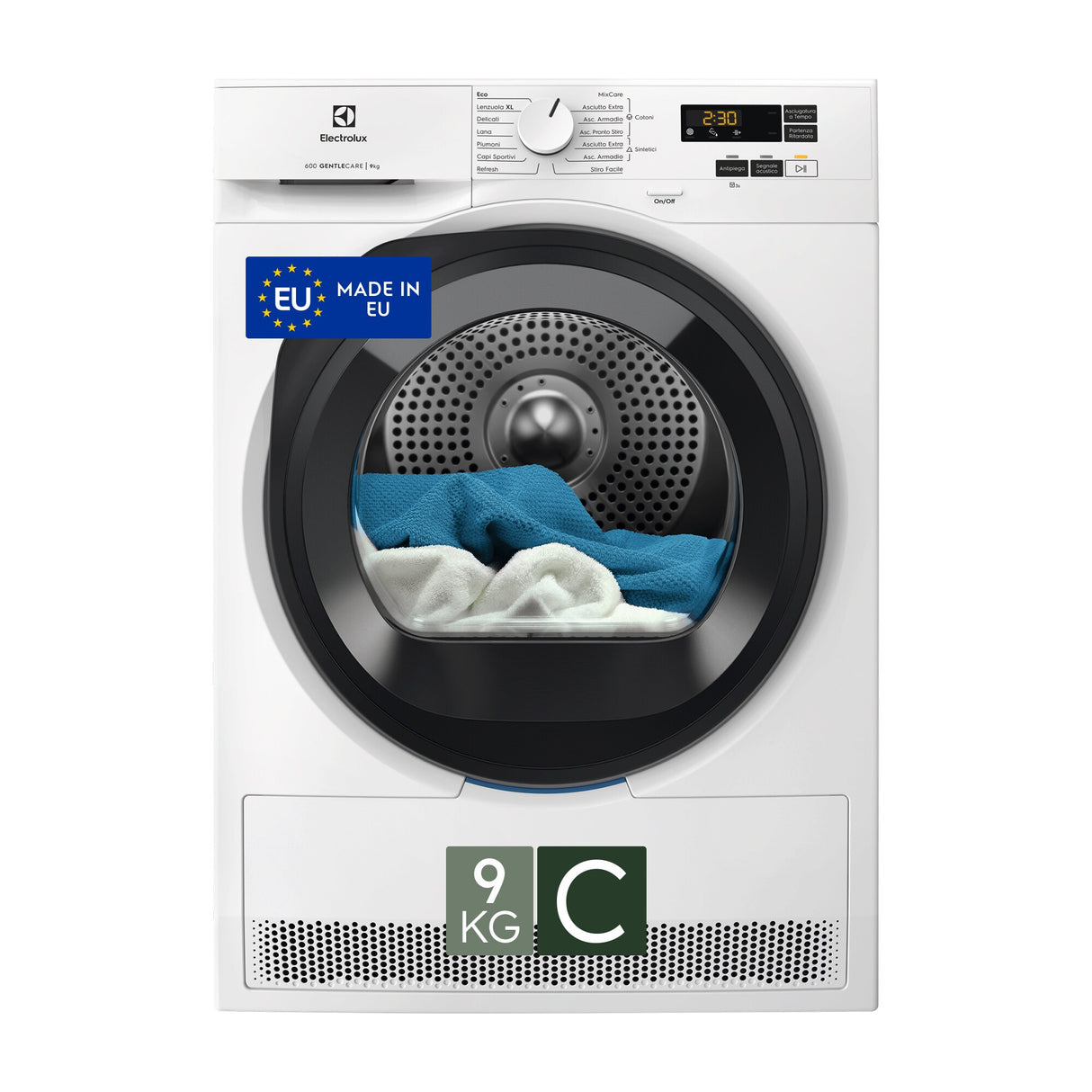 Asciugatrice Electrolux EW6HA19G Capacità 9KG Classe C Serie 600