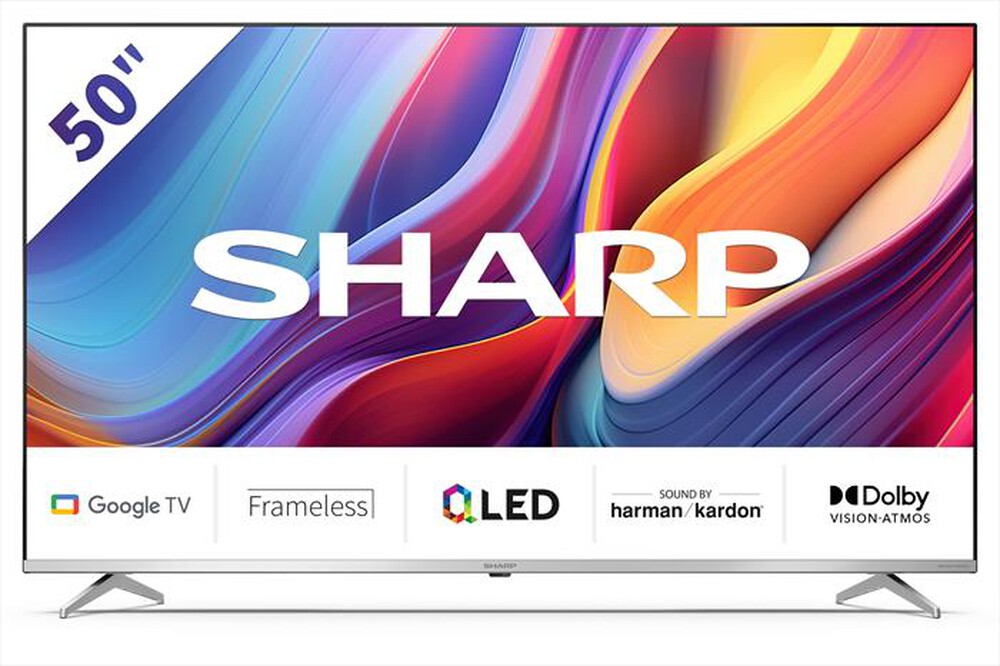 TV Sharp 50GP6265E QLED 4K 50" Google TV Ultra HD