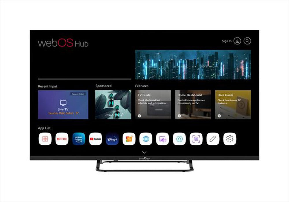 TV Smart Tech 40QW01V 40" 4K QLED FHD Smart TV