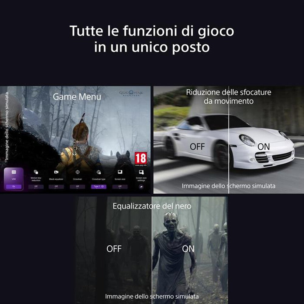 TV Sony K65S39B.CEI 65" BRAVIA 3 X1 LED Google TV SDS 4K HDR X1