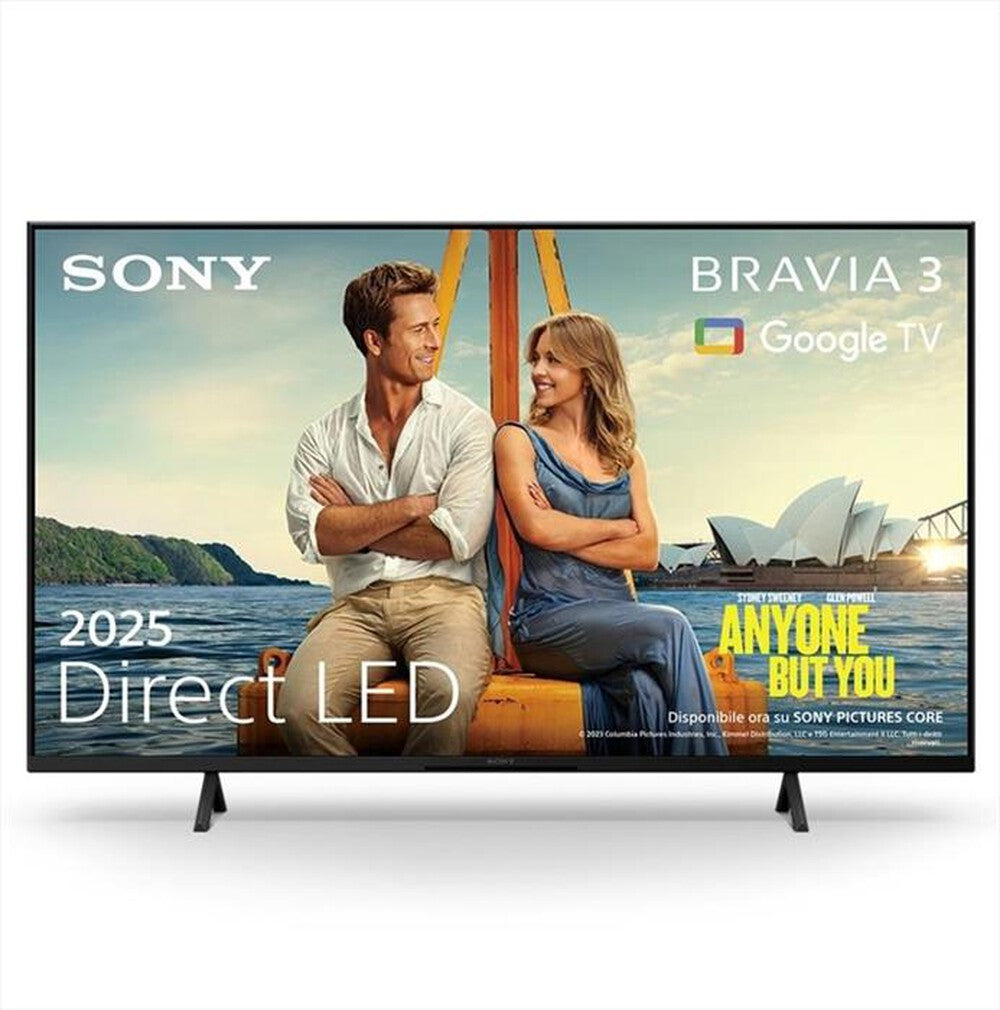 TV Sony K43S39BP.CEI 43" BRAVIA 3 X1 LED Google TV SDS 4K HDR