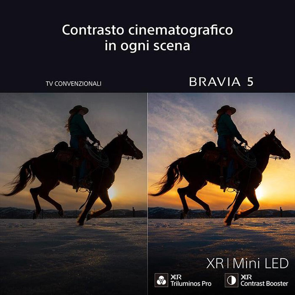 TV Sony K85XR55BP.CEI 4K Ultra HD 85" Display QD-Mini LED Sistema Android TV