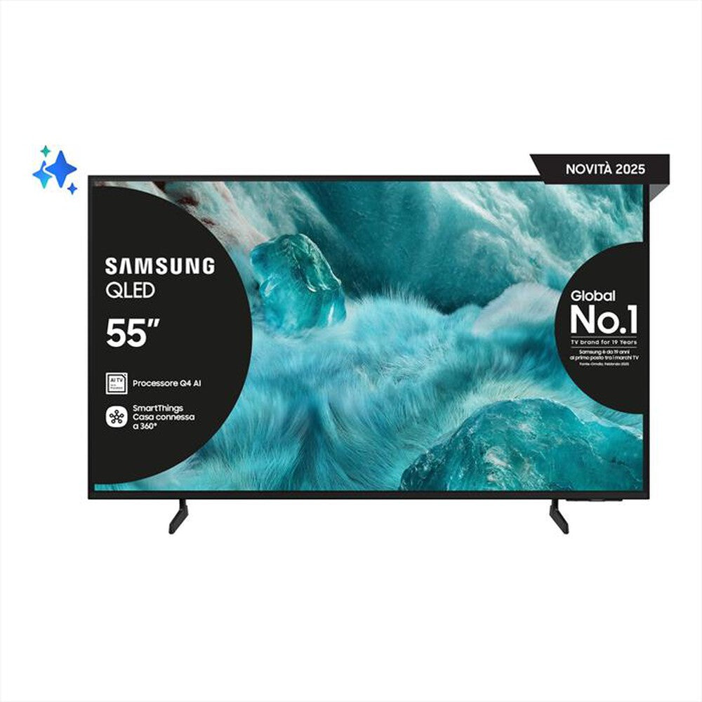 Smart TV Samsung QE55Q7FAAUXZT QLED 55" 4K Vision AI Black