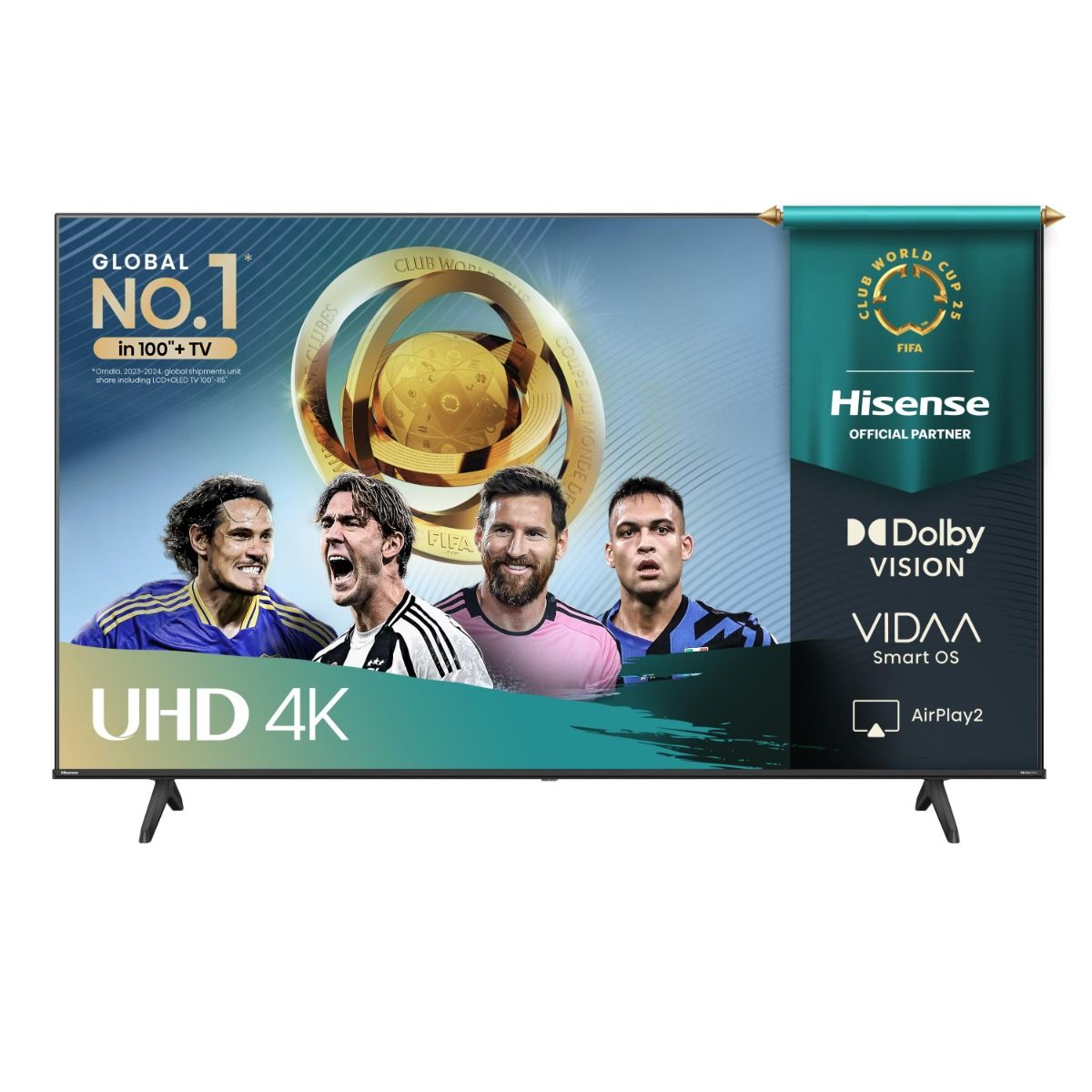 TV Hisense 55A69Q 55" 4K AI UHD Smart TV VIDAA U9 Dolby Audio