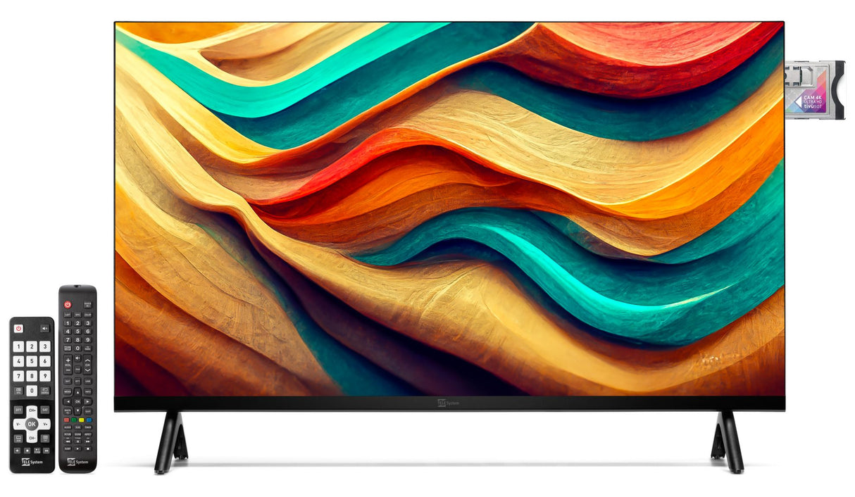 TV LED 24" TELESYSTEM TS24LS15 HD Ready DVB-T2/S2 HEVC CI+ Classe E