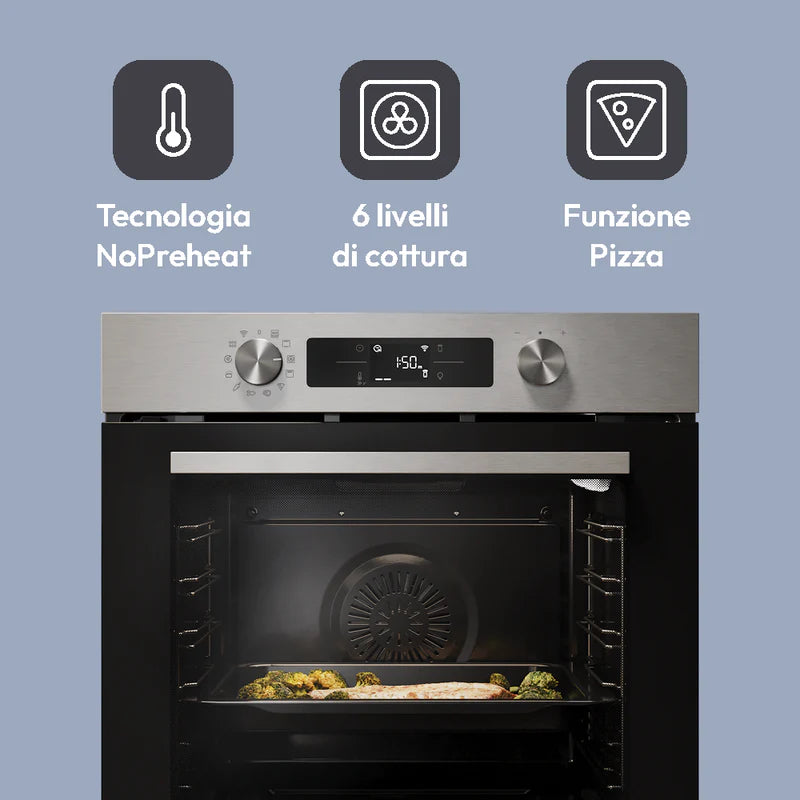 CA6 N3B1HTX Forno Classe A++ 78lt Acciaio Inox