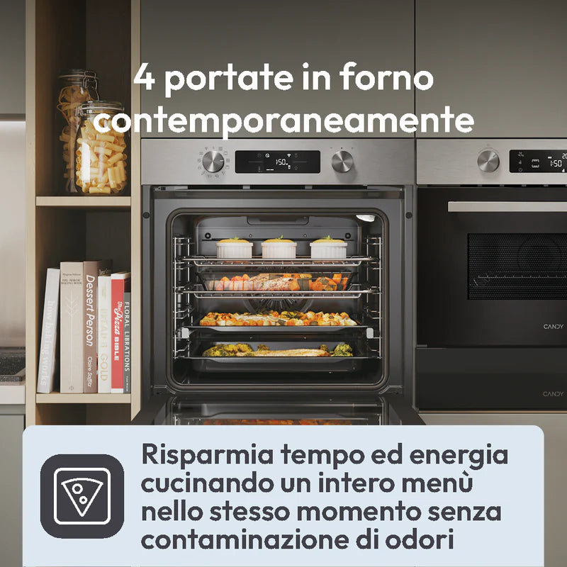CA6 N3B1HTX Forno Classe A++ 78lt Acciaio Inox