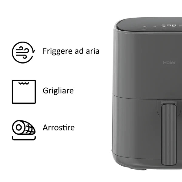 Friggitrice ad Aria Haier HAF5P 011 Capacità 5 Litri Potenza 1500W