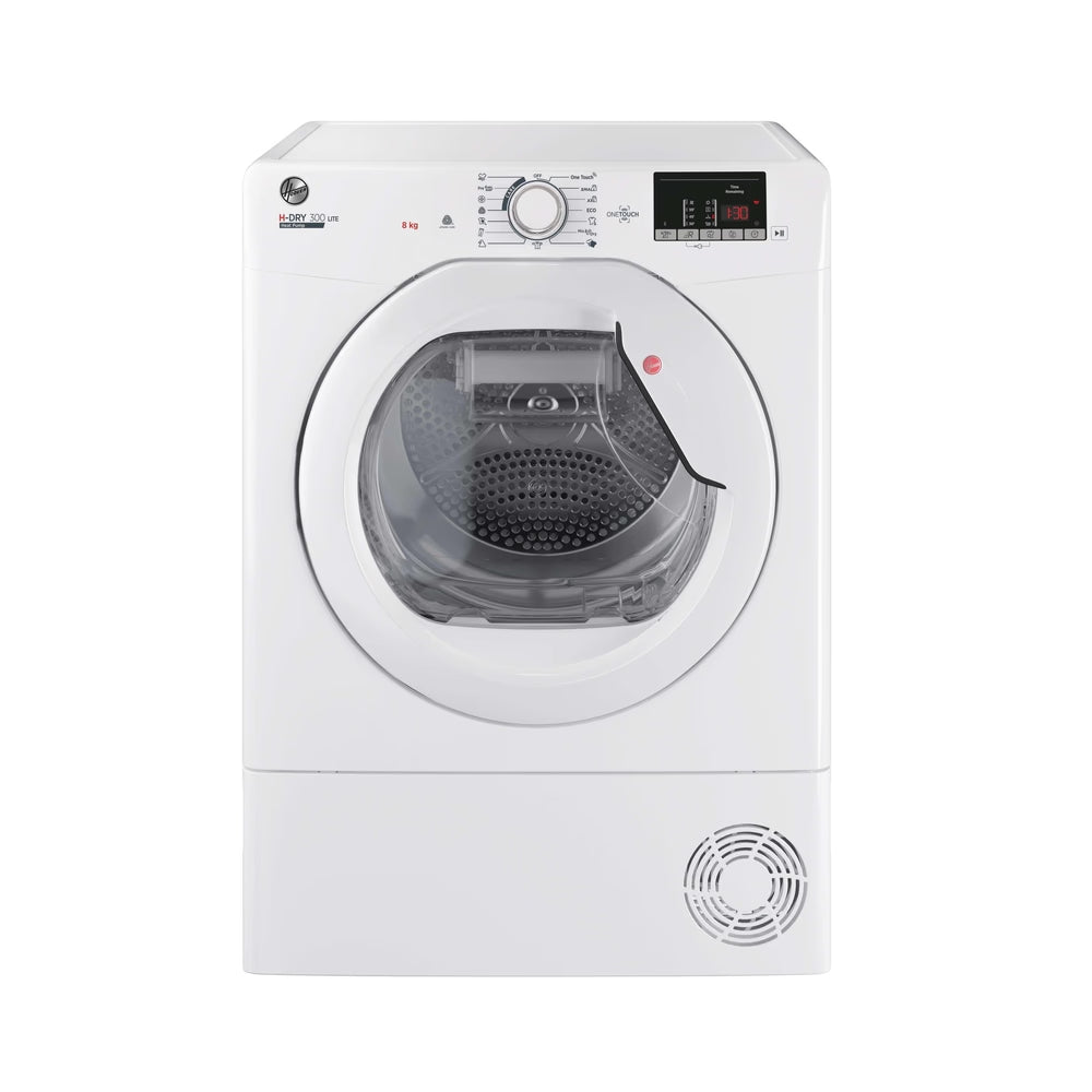 Asciugatrice Hoover HLE H8A2DE-S Libera installazione 8Kg Classe E Pompa Di Calore