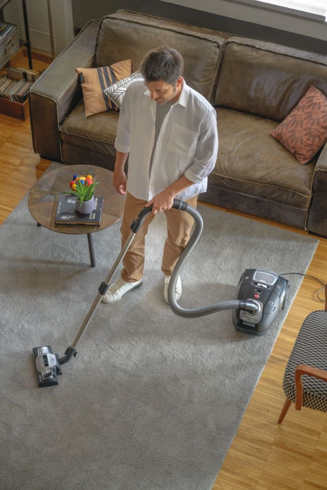Aspirapolvere Hoover HE520PET011 a Traino con Filo con Sacco 700W Filtro Hepa
