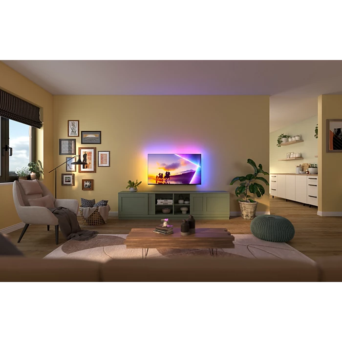 TV Philips 43PUS8450/12 43" QLED 4K UHD Ambilight HDR Smart TV Classe F