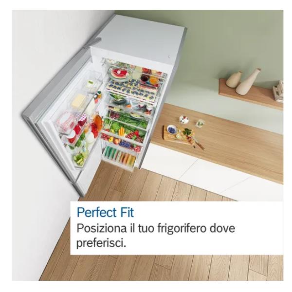 Frigorifero Bosch KGN367LDF Combinato Inox Classe D Nofrost 186cm