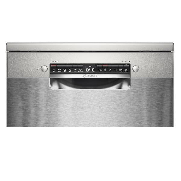 Lavastoviglie Bosch SMS4EMI01E da libera installazione 14 coperti Classe C 60 cm Inox Home Connect Serie 4