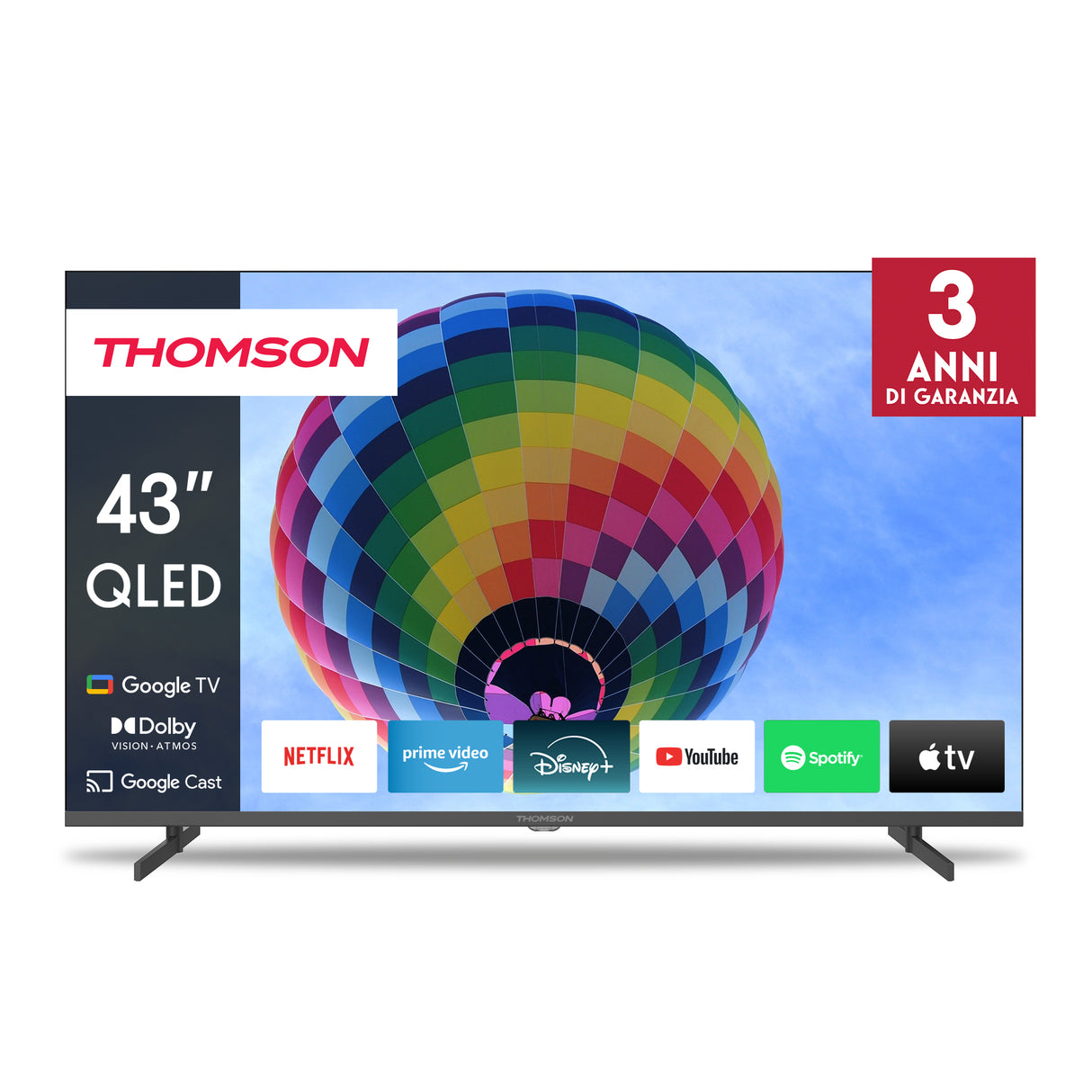 TV Thomson 43QG4S14 Google TV 43" Ultra HD QLED
