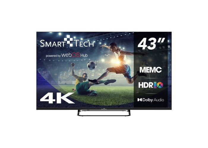 TV Smart Tech 43UW02V UHD LED 43" Sistema Operativo webOS Smart TV