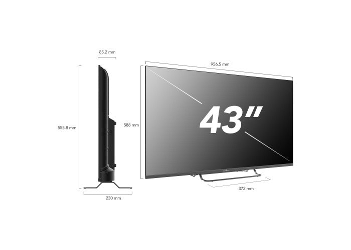 TV Smart Tech 43UW02V UHD LED 43" Sistema Operativo webOS Smart TV